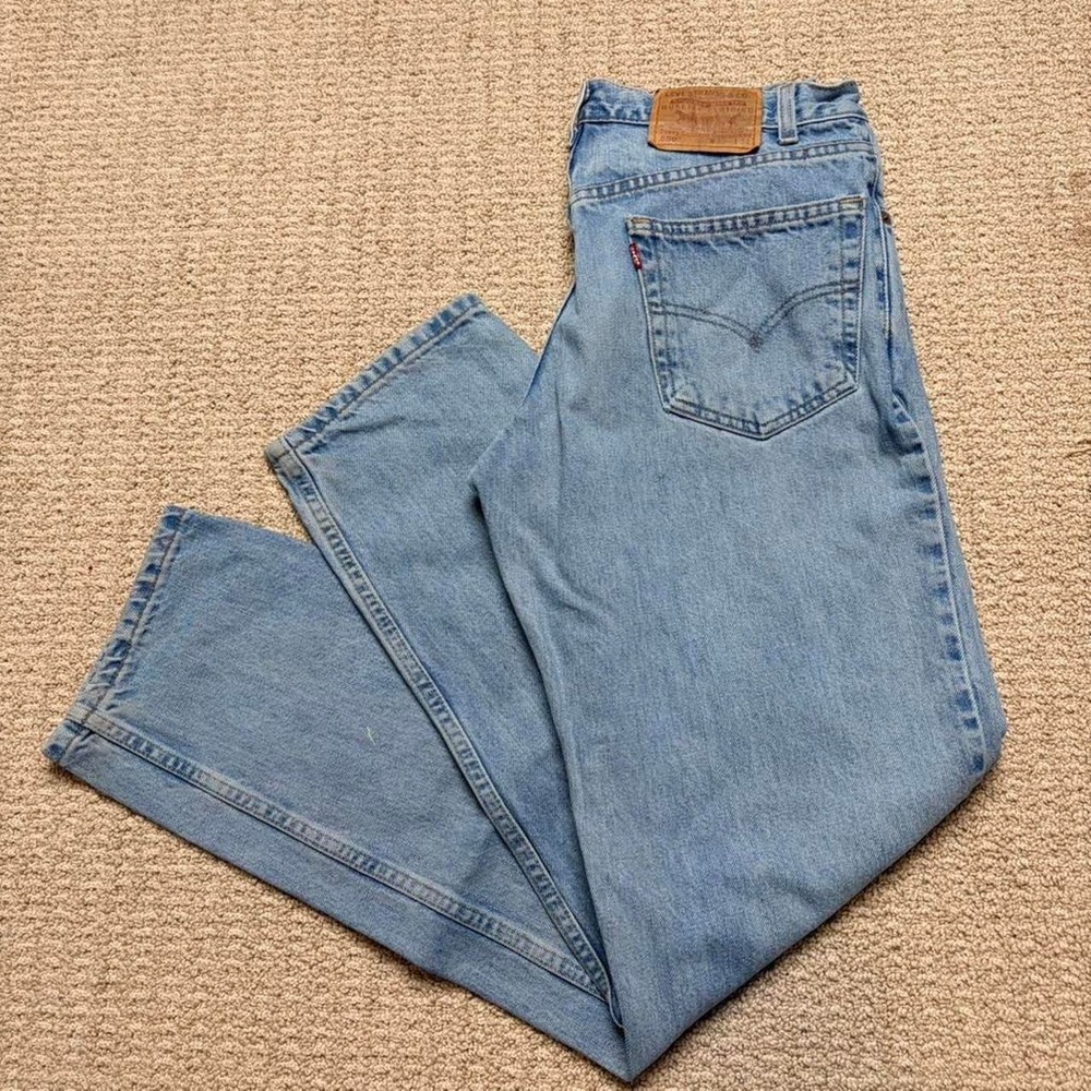 Vintage Y2K Levi's 550 Men's Jeans 32x34 Relaxed Fit Light Wash